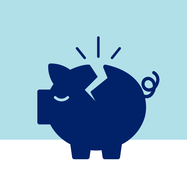 FSI broken piggy bank